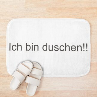 Badematte „Ich bin duschen!!“ (61 x 43 cm) Badematte „Ich bin duschen!!“ (61 x 43 cm)