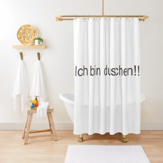 Duschvorhang „Ich bin duschen!!“ Duschvorhang „Ich bin duschen!!“